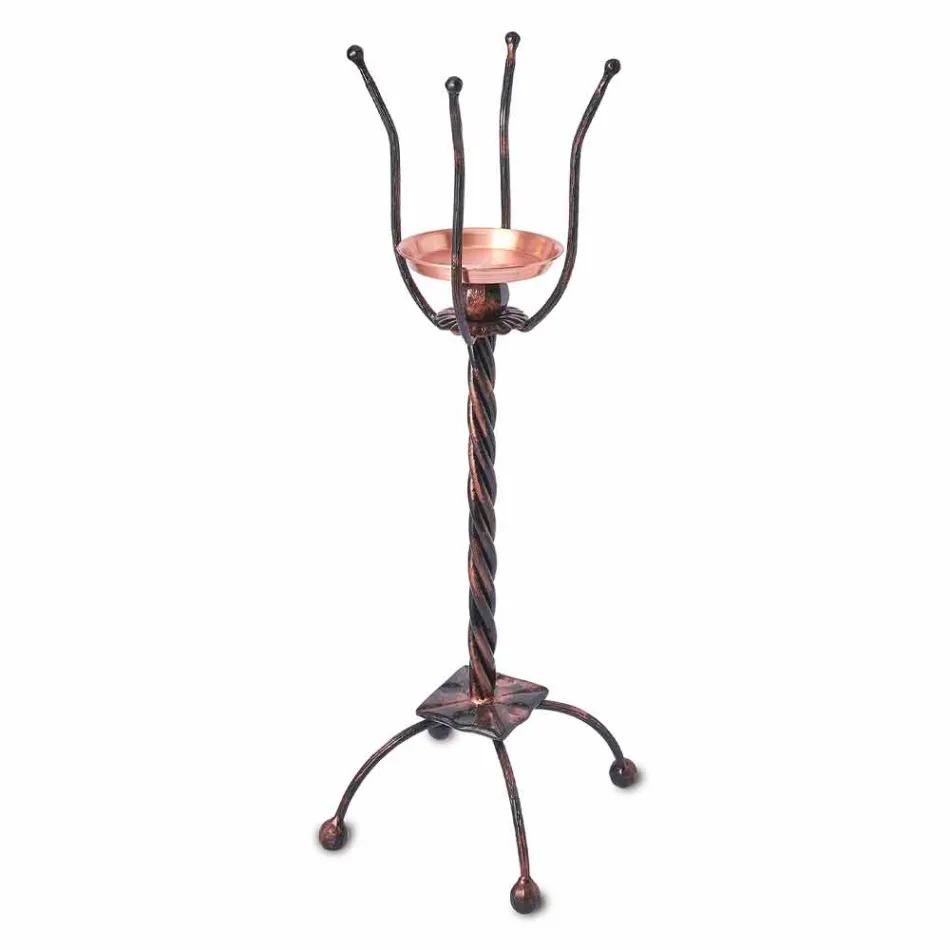 Ontwerp ijsemmerzuil voor wijn in koper - Arnaldo Viadurini