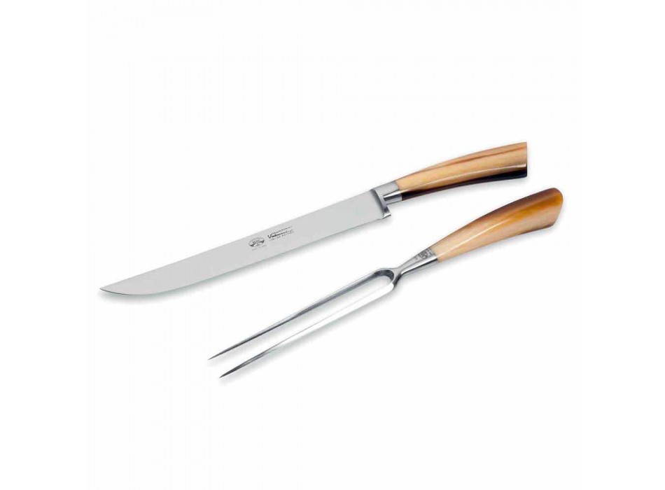Berti Roast Knife and Fork exclusief voor Viadurini - Careno Viadurini