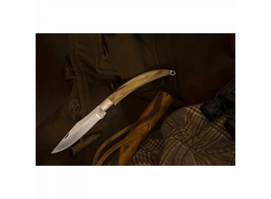 Antiek handgemaakt jachtmes met stalen mes gemaakt in Italië - Afri