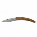 Gobbo Artisan Knife gebogen handvat in hoorn of hout Made in Italy - Gobbo