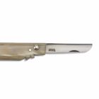 Palmerino-mes met dubbel lemmet van handgemaakt staal, gemaakt in Italië - Merino Viadurini