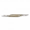 Palmerino-mes met dubbel lemmet van handgemaakt staal, gemaakt in Italië - Merino