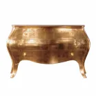 Dresser 3 houten laden Solid Gold Design, made in Italy, Giotto Viadurini
