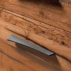 Dresser 3 laden walnoot modern design, L 131 x B 55 x H 80 cm, Sandro Viadurini