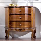 Dressoir 3 of 4 lades in luxe ingelegd hout Made in Italy - Leonor Viadurini