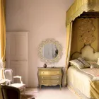 Rond dressoir met 3 laden in verschillende afwerkingen Made in Italy - Gamad Viadurini