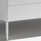 Commode met 3 lades van geverfd spaanplaat - Gemelli Viadurini