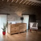 Commode van massief teakhout met 6 lades - Muay Viadurini