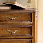 Slaapkamer nachtkastje in walnoothout 3 lades Made in Italy - Richard Viadurini