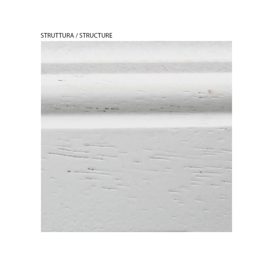 Nachtkastje met structuur in gefineerde houtdeeltjes Made in Italy - Thor Viadurini