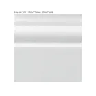 Nachtkastje met structuur in gefineerde houtdeeltjes Made in Italy - Thor Viadurini