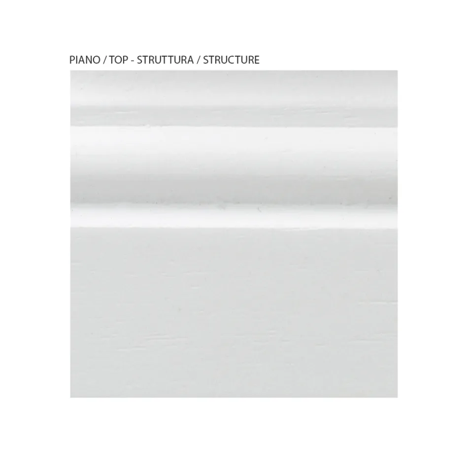 Nachtkastje met structuur in gefineerde houtdeeltjes Made in Italy - Thor Viadurini