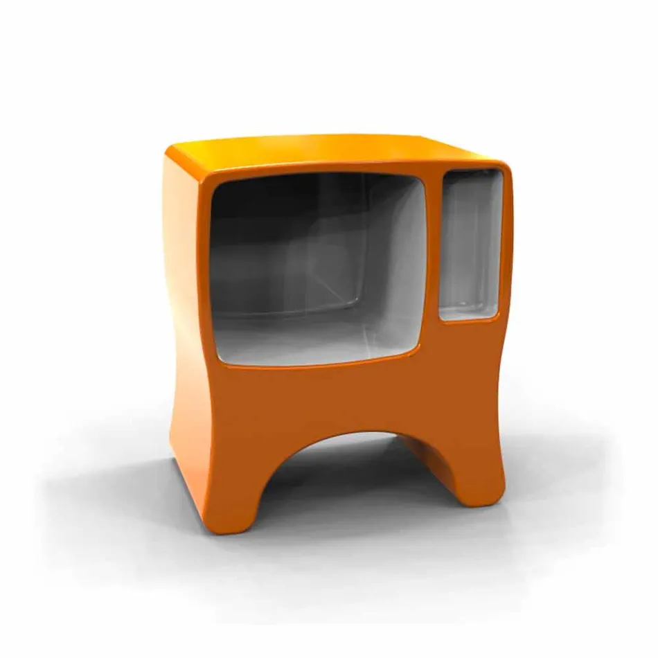 Design nachtkastje in Adamantx® Catodico Made in Italy Viadurini