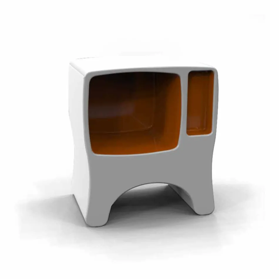 Design nachtkastje in Adamantx® Catodico Made in Italy Viadurini