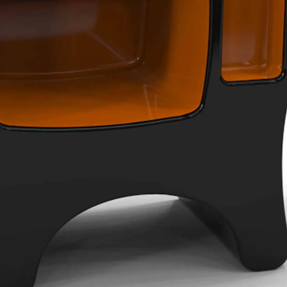 Design nachtkastje in Adamantx® Catodico Made in Italy Viadurini