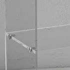 Nachtkastje van transparant acrylkristal met designplank - Minervo Viadurini