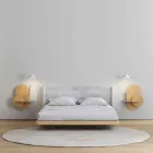 Nachtkastje in multiplex samengesteld uit 3 modulaire panelen Modern design - Zita Viadurini