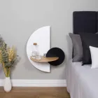 Modern modulair nachtkastje in multiplex Elegant en veelzijdig ontwerp - Ramia Viadurini