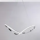 Een stralend accessoire van glas en metaal, vervaardigd in Italië, met een elegante uitstraling – Apollo. Viadurini