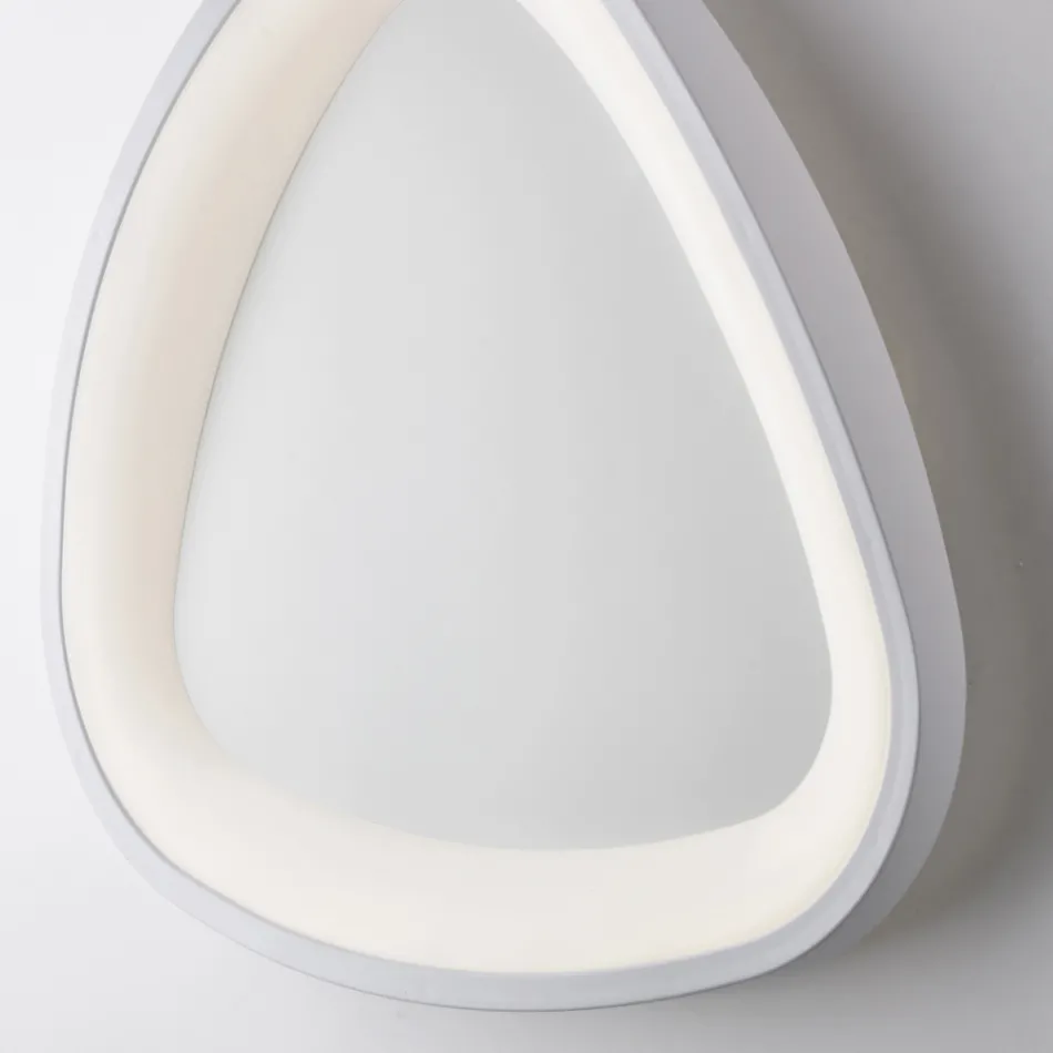 Voyager, een verfijnde, in Italië vervaardigde lamp van glas en metaal. Viadurini