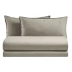 Compleet tweepersoons dekbedovertrek in zuiver geverfd katoen - Delicacy Viadurini