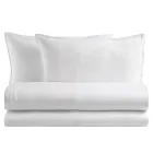 Compleet tweepersoonsbed in puur katoenen kleding geverfd en gearceerd - Delicacy Viadurini