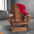 Compositie 2 Badkamermeubels in massief teakhout - Solferino Viadurini