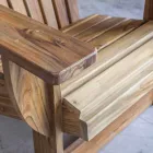 Compositie 2 Badkamermeubels in massief teakhout - Solferino Viadurini