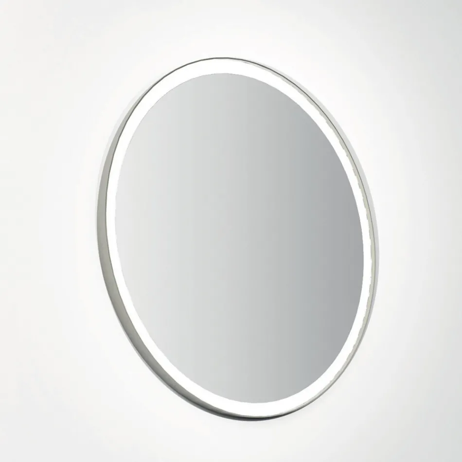 Compositie 3 Badkamermeubels in Metaal en Ecolegno Luxe Eiken - Cizco Viadurini