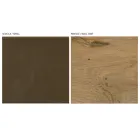 Moderne wandcompositie in Scandinavisch geknoopt eiken en ijzeren afwerking - Iselin Viadurini