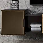 Wandcompositie voor de woonruimte van modern design Made in Italy - Margit Viadurini