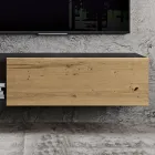 Wandcompositie voor de woonruimte van modern design Made in Italy - Margit Viadurini