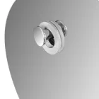 Grijze badkamermeubelcompositie met spiegel en bodemkast - Sylviane Viadurini