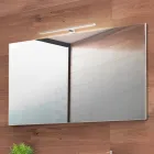 Badkamer zwevende compositie in Fenix Gray - Becky Viadurini