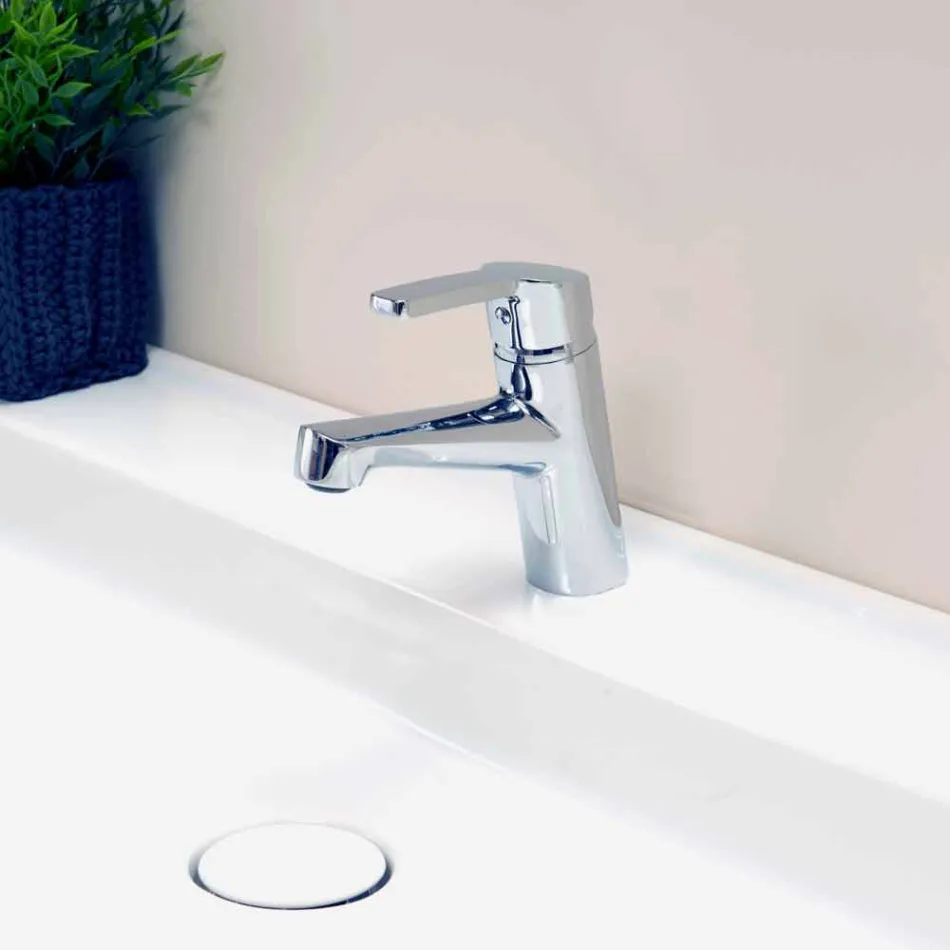 Badkamer zwevende compositie in Fenix Gray - Becky Viadurini