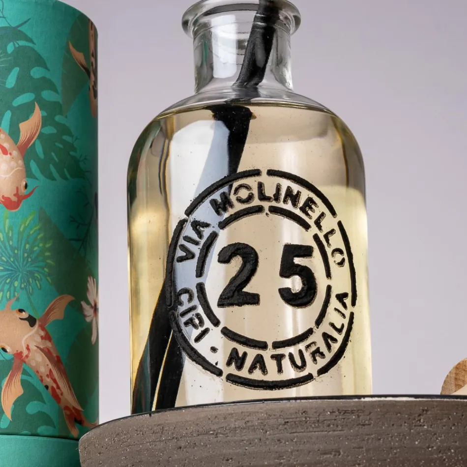 Witte badkamercompositie met bodemondersteuning en designaccessoires - Georges Viadurini