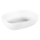 Witte badkamercompositie met kast, spiegel en accessoires - Sylviane Viadurini