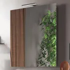 Badkamercompositie Compleet met wastafel, spiegel en voet Made in Italy - Dream Viadurini