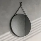 Badkamerset inclusief onderstel met wielen, wastafel en spiegel - Titan Viadurini