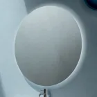 Badkamermeubel met 2 lades, 1 open vak en spiegel - Titan Viadurini