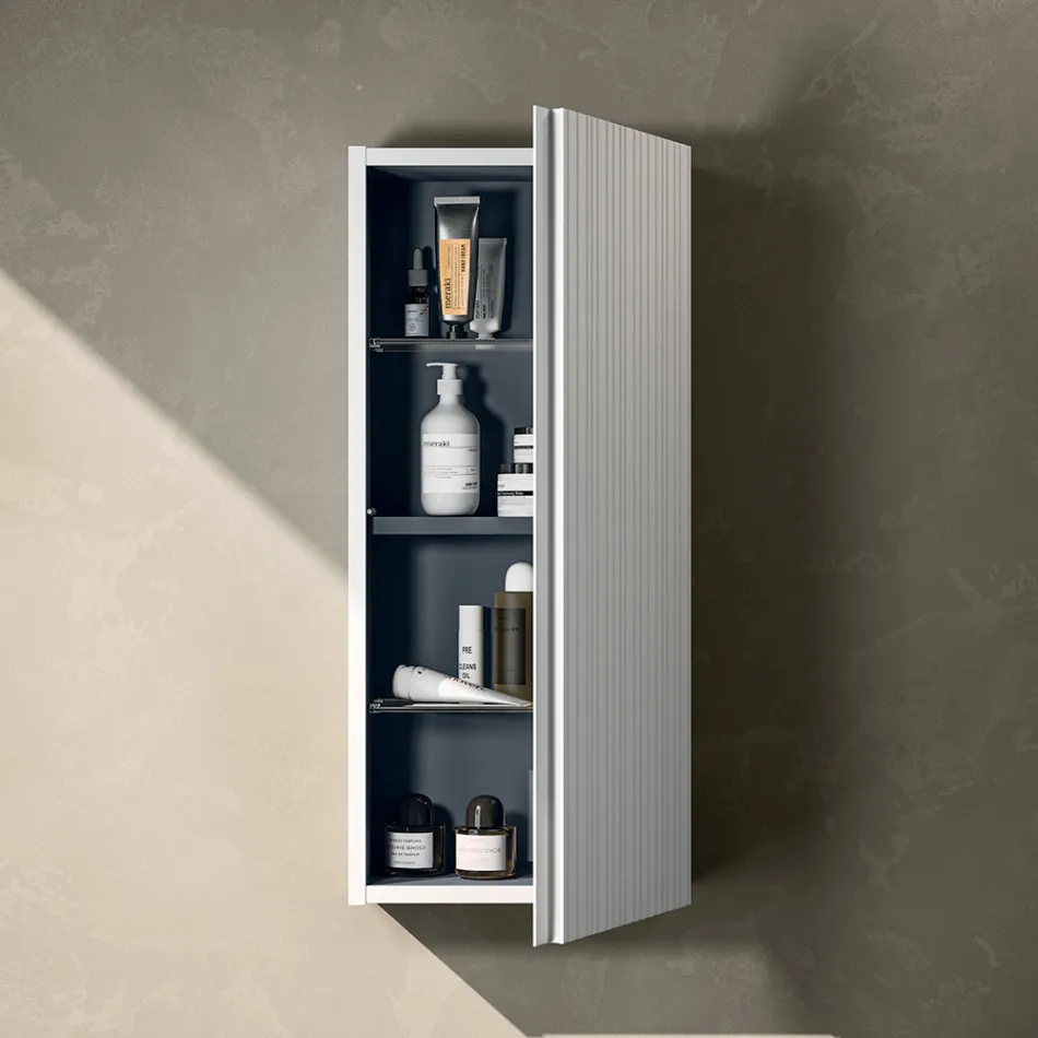 Badkamermeubel met 2 lades, 2 open vakken en wastafel - Elios Viadurini