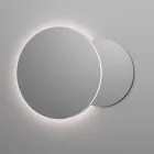 Badkamermeubel met 4 lades in Rio Oak, spiegel en wastafel - Velaria Viadurini