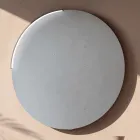 Badkamermeubel met 4 lades, zwarte keramische wastafel en spiegel - Elios Viadurini