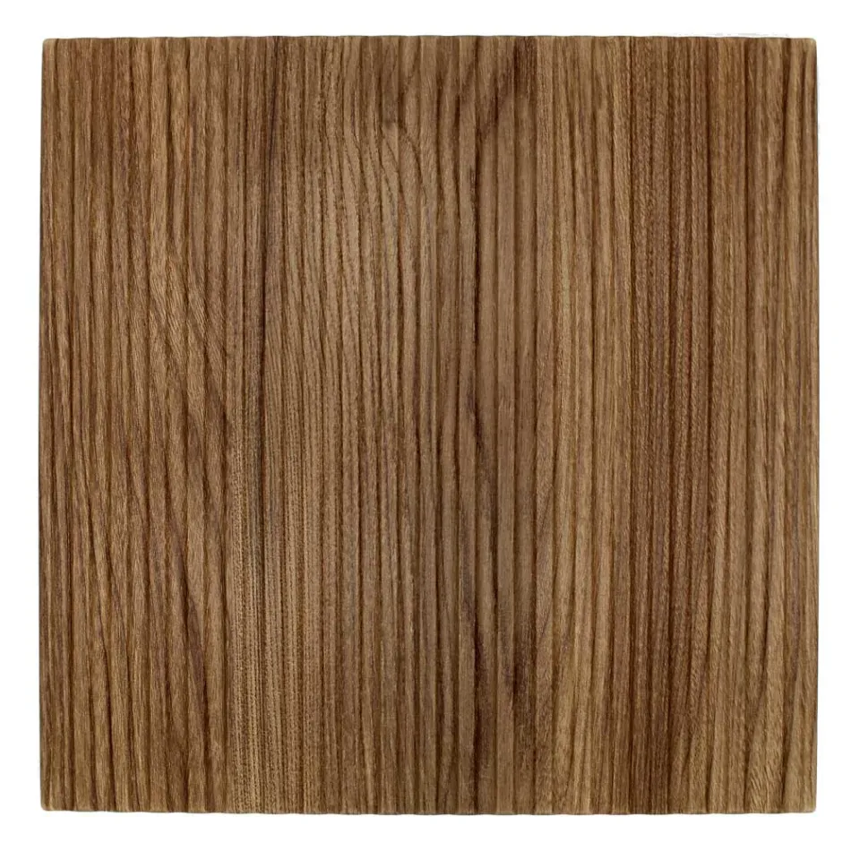 Badkamercompositie in Rio Oak en Cannettati Grey Made in Italy - Chrono Viadurini