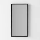 Badkamersamenstelling Keramische wastafel en stalen voet Made in Italy - Quadro Viadurini