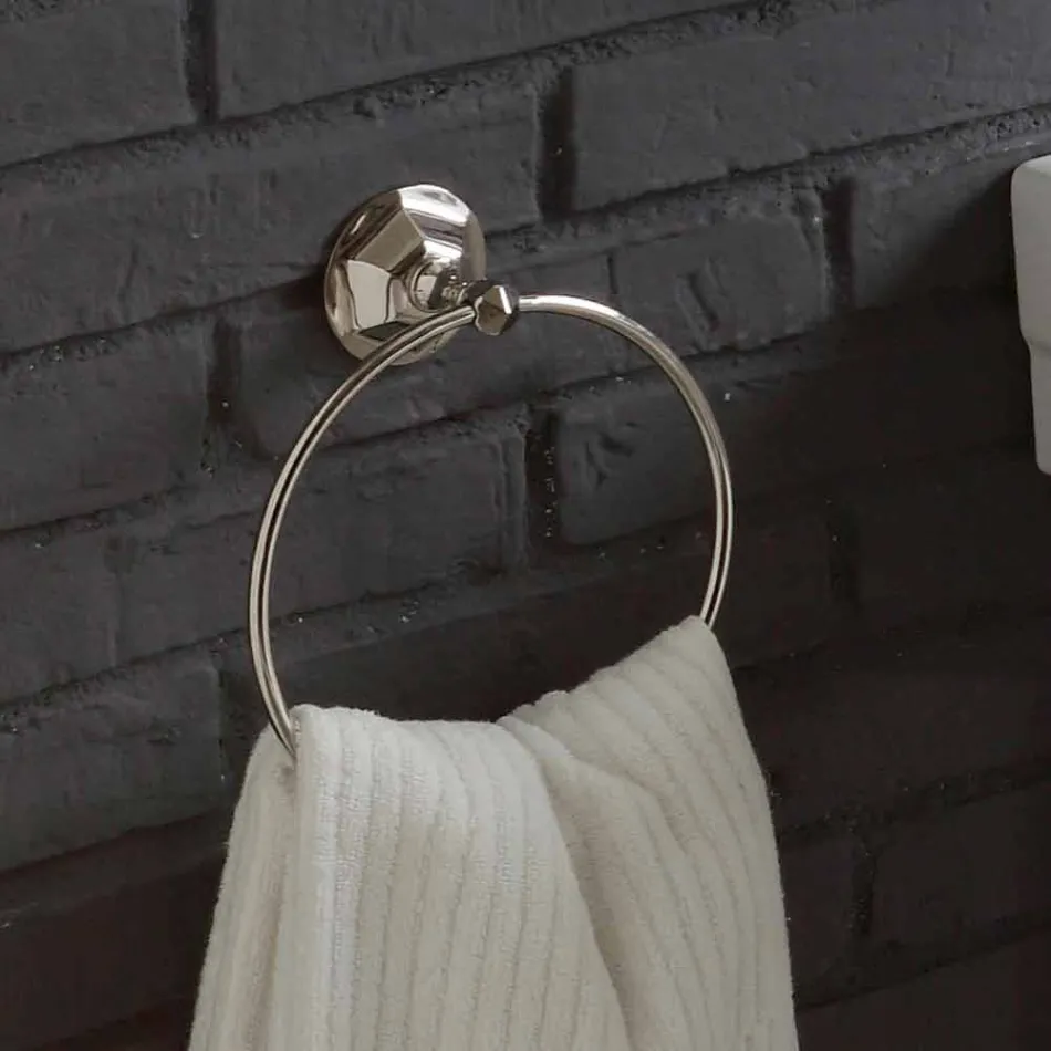 Samenstelling van de wastafel in wit keramiek kolom Ania Viadurini