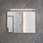 Samenstelling Opgeschorte Badkamer in Mdf Gelakt Gemaakt in Italië - Becky Viadurini