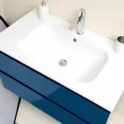 Samenstelling Opgeschorte Badkamer in Mdf Gelakt Gemaakt in Italië - Becky Viadurini