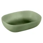 Groene badkamercompositie compleet met accessoires en onderkast - Sylviane Viadurini