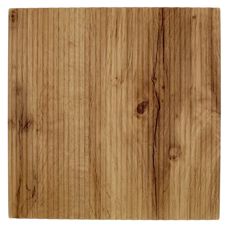 Badkamersamenstelling in saliegroen en Cannettato eiken Gemaakt in Italië - Uranus Viadurini